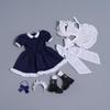 HiPlay 1/6 Female Soldier Maid Lolita Dress Set CD083D Short Blue Dress for Female Figures