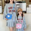 Cotton Kids Heartshaped Transparent Shoulder Bag For Children Casual Outings