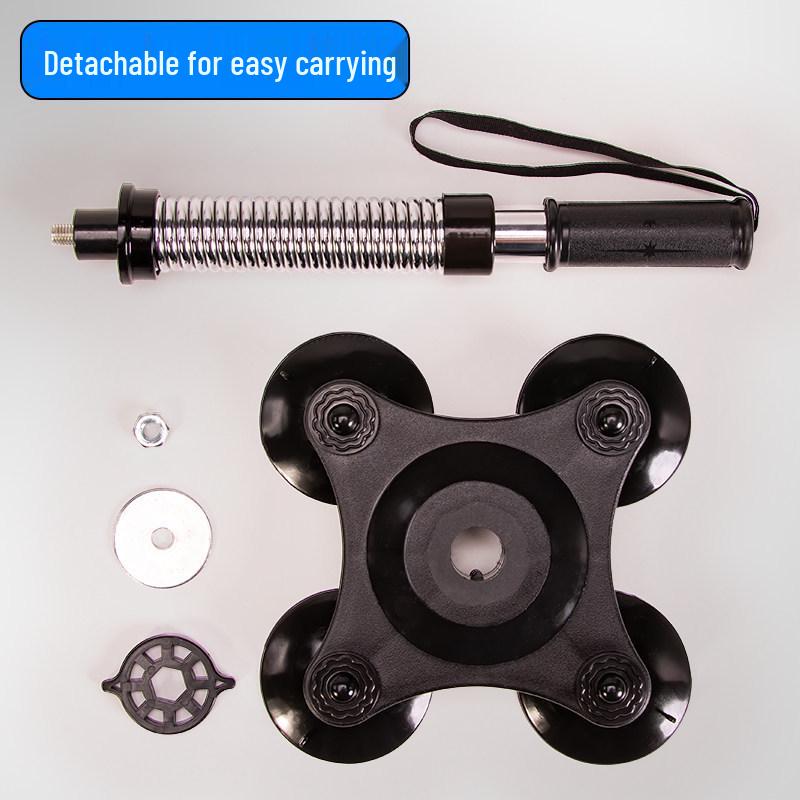 Spring Wrist Strength Training Exerciser with Suction Cup for Arm & Forearm Fitness