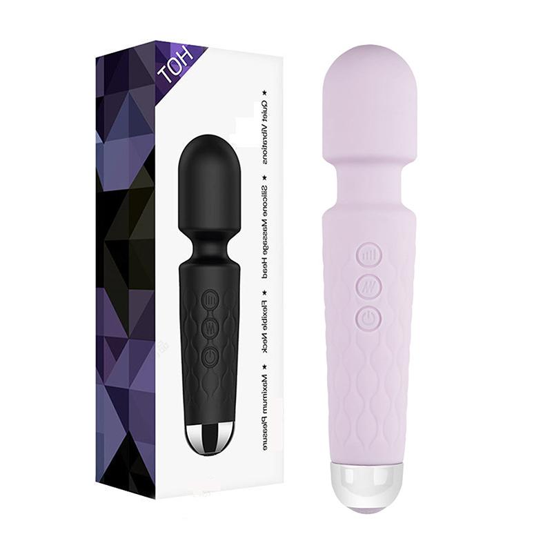 Av Vibrator Strong Magic Wand Waterproof Massager Clitoris Stimulator Sex Toys G Spot Usb Rechargeable Adult Female Sex Product