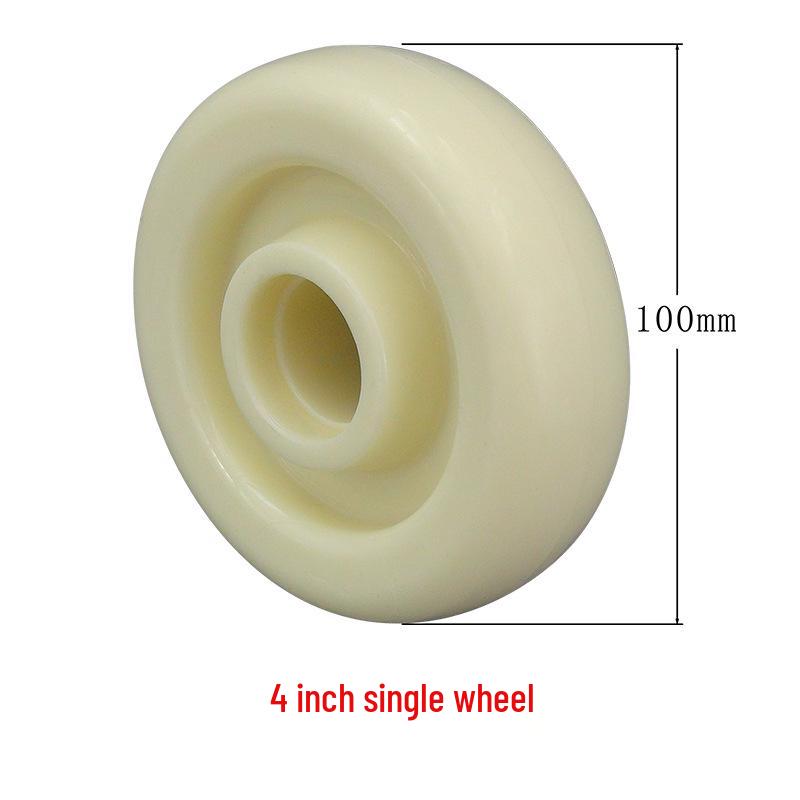 PP Nylon Swivel, Fixed, & Braked Casters - Trolley & Equipment Wheels, 3-5 Inch