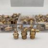165-Piece Brass Grease Nipple Set - M6, M8, M10 Combination with Straight and Bent Oil Injection Cups