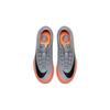 Nike Jr MercurialX 6 CR7 TF Slip Resistant Abrasion Resistant Low top Kids' Soccer Shoes Gray Black Orange Teenagers 852487-001