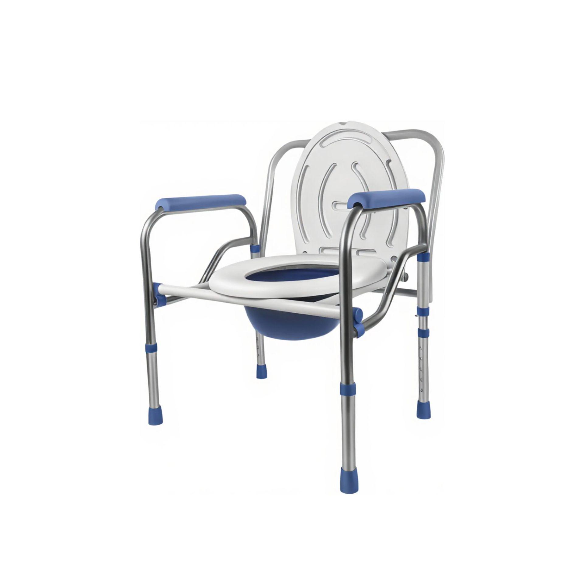 Elderly Foldable Multifunction Toilet Chair: Portable & Household Use