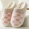 Winter non-slip thick-bottomed home cotton slippers couple home indoor warm soft-bottomed wear-resistant plush slippers