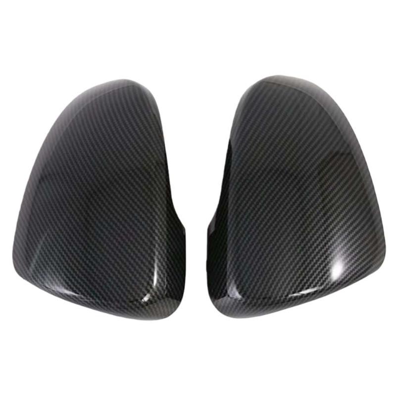 Door Mirror Cover for Hyundai Tucson Models 2015- Carbon Fiber Car Rearview Accessories Rain Eyebrow Styling