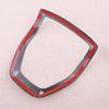 Carbon Fiber Style Steering Wheel Cover Trim Frame Fit for Ford Ranger Everest Endeavour 2015-