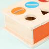 Montessori Early Education Coin Box with Color & Shape Matching Blocks - Educational Wooden Toy