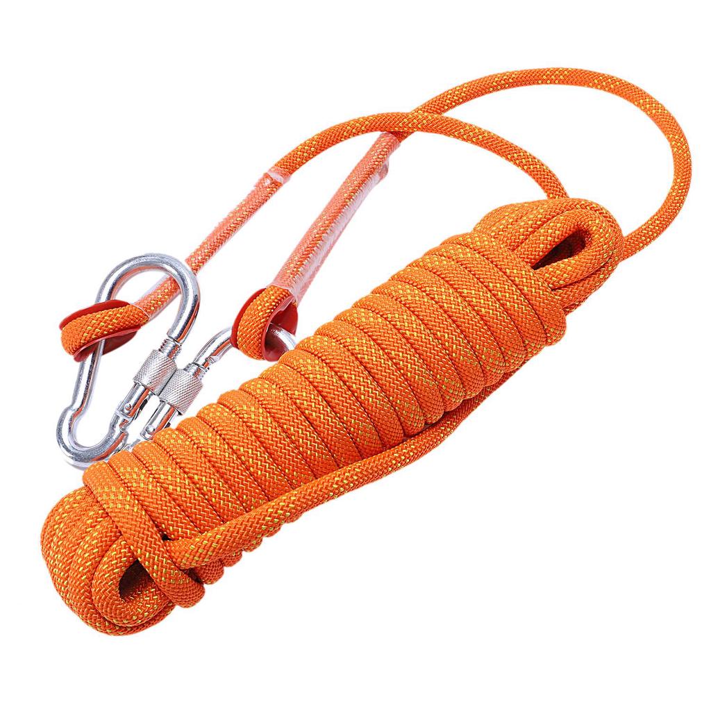 Cuerda de Escalada Paracord 8mm de Di/ámetro Fibra de Polipropileno Cuerda Paraca/ídas Trenzada de Monta/ña de Supervivencia azul