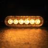 6LED Car Warning Light Grill Emergency Police Lights 12V 12LED Constant Warning Light Trailer Rear Side Warning Lamp Assembly