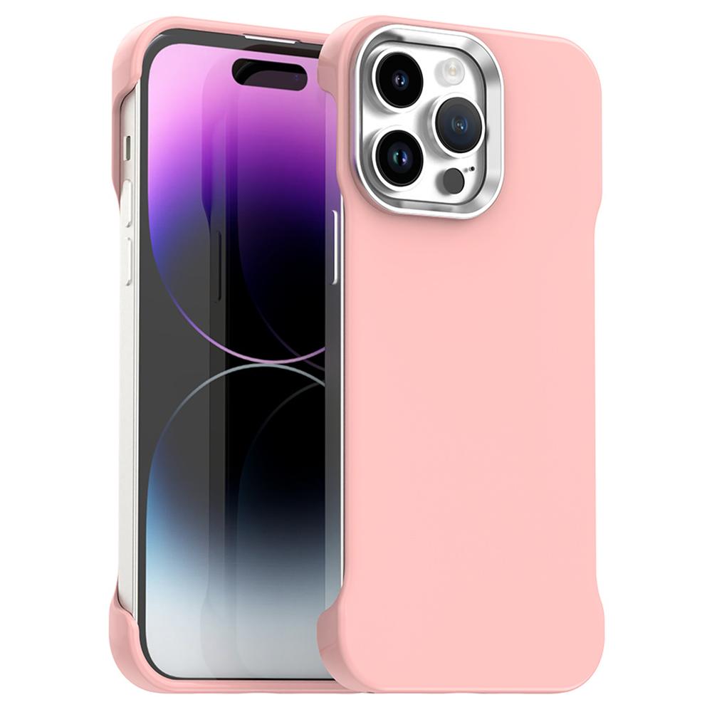 For iPhone 14 Pro Max Case Frameless Ultra Thin TPU + PET Phone Cover Reinforced Corners