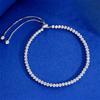 925 Silver Beaded Bracelet for Women Men Adjustable Handmade Ball Chain Jewelry Elegant Minimalist Party Wedding Gift