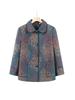 Grandma's Winter Coat: Fashionable Plus-Size Top for Women Aged 60-70, Ideal for Spring and Autumn