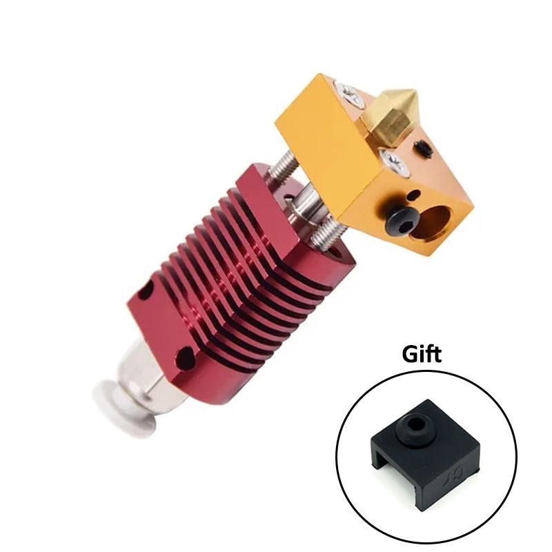 3D Printer Ender 3 Metal J-Head CR10 MK8 Hotend Extruder Kit Heat Block Nozzle Heater Thermistor for CR10s Pro Ender3 V2 Ender 5
