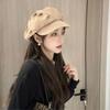 Newsboy Cap Octagonal Hat British Style Painter Hat Simple Cloud Beret  Ladies