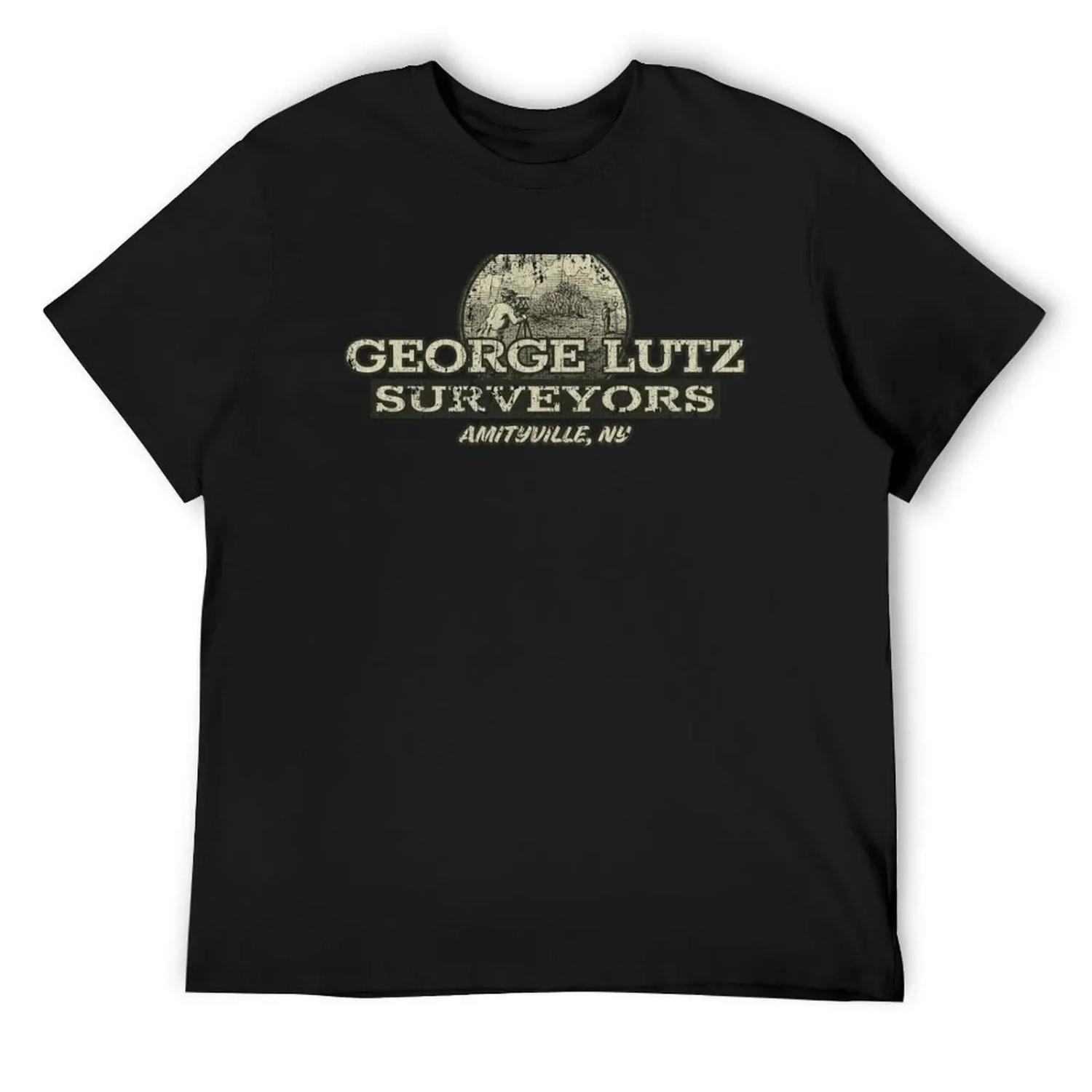 

George Lutz Surveyors T-Shirt vintage anime shirt essential t shirt customs aesthetic clothes oversized t shirts for men S