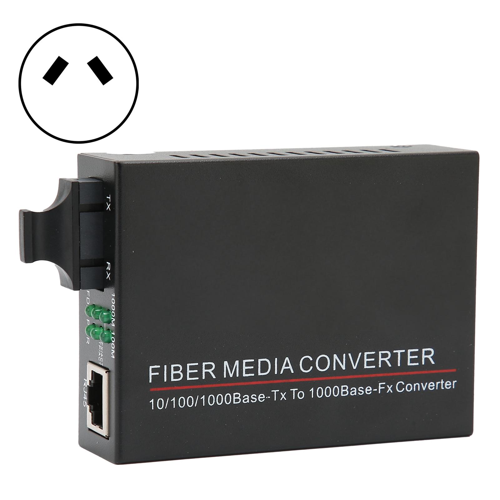 

Fiber Transceiver TBCMC3602ED20 20kmSC1310nm RJ45 Fiber Optic Router US Plug