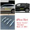 For Toyota Venza / Harrier  - 2024 Car Door Handle Decoration Protective Cover Trim Auto ABS Chrome Accessories Exterior