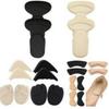 Sponge Forefoot Pads, Heel Stickers & Toe Plugs Set - Anti-Wear, Breathable, Half-Size Cushions