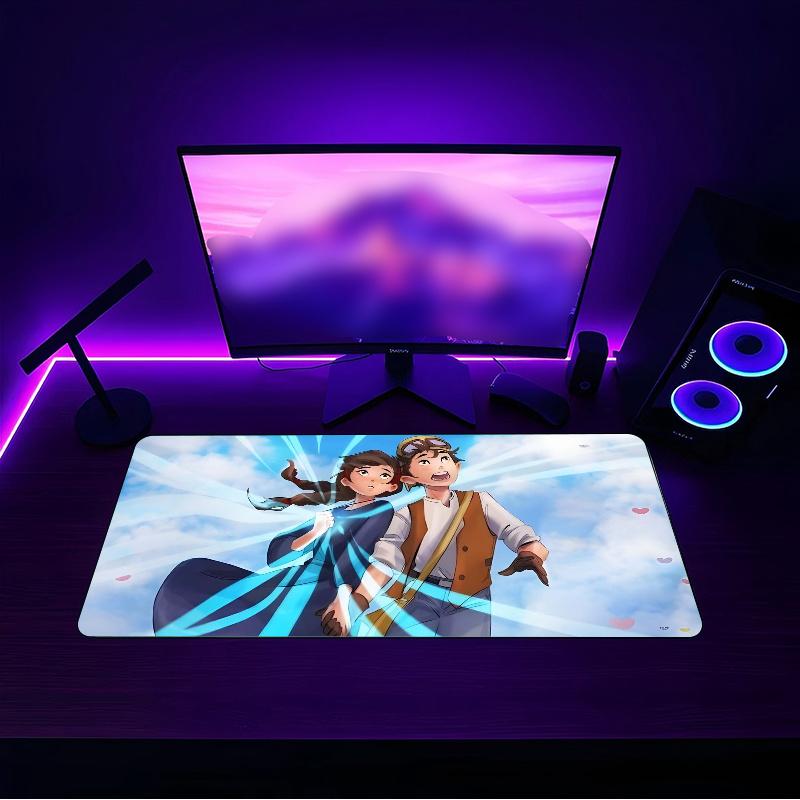 Castle in the Sky (30) Mouse pad with a non slip rubber base suitable for home offices and an ideal gift for gamers