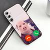 John Pork Is Calling Answer Call Phone Case For Samsung Galaxy S21 S22 S23 S24ULTRA S25ULTRA FE Ultra Plus5G A52S S26 Soft Cover