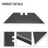 0.6mm Thickness Trapezoidal Blade 30 Pcs Set Silver