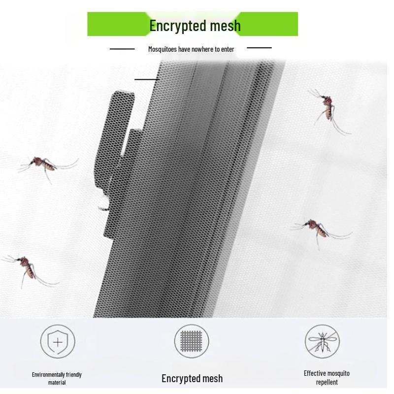 Invisible Summer Self-Adhesive Insect-Proof Polyester Window Mesh – DIY Cuttable Mosquito Net Screen