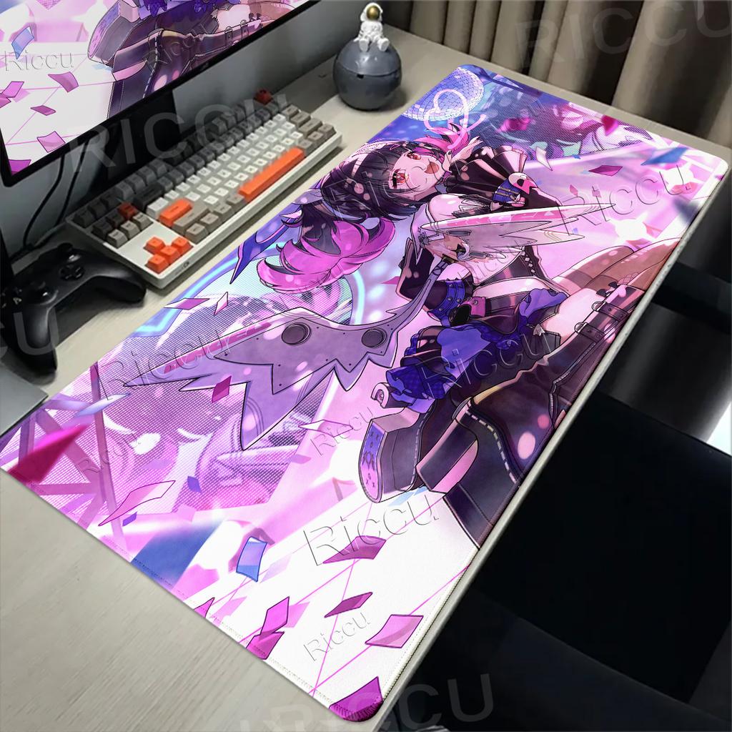 Mouse Pads ZZZ Zenless Zone Zero Nangong Yu Kawaii Anime Girl Angels of Delusion PC Mechanical Keyboard Mat Anti-slip Rubber Pad