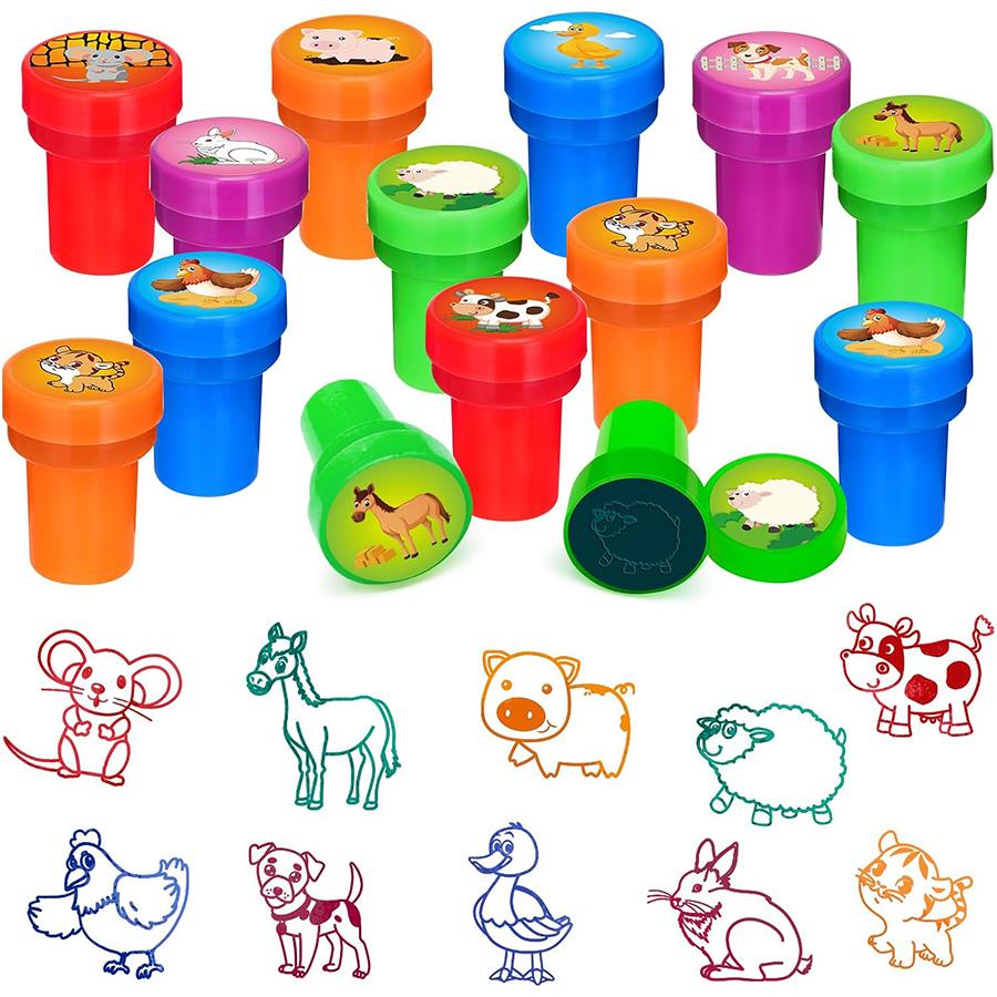 10pcs Cartoon Graffiti Seal Multi Styles Graffiti Tools Student Award Stamp Art Drawing Graffiti Accessories Birthday Party Gift