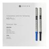 Cross Edge AT0555-7 Refillable Rollerball Pen, Red, Medium Point, Chrome, Slide-Open Type, with Premium Gift Box