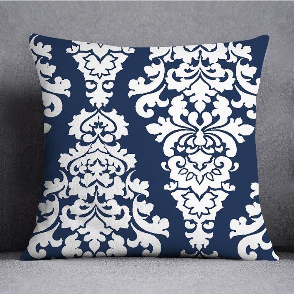 

Гуфу Геометрическая наволочка для подушки Диван Гостиная Наволочка для подушки Офисная поясничная подушка Прикроватная квадратная наволочка Съемная и моющаяся 16x16Inch