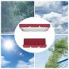 Garden Swing Seat Replacement Canopy Waterproof Sun Shade Awning Cover Porch Swing Canopy for Outdoor Patio Garden