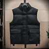2025 new vest men's cotton vest vest vest thermal vest youth sleeveless sports jacket men's top men's