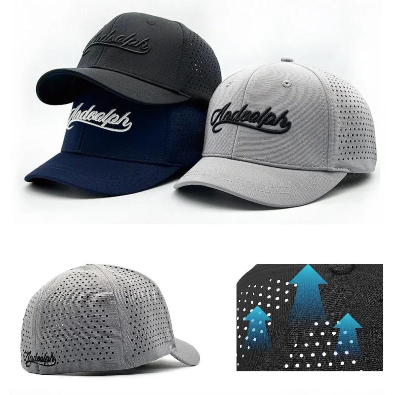 Short Brim Baseball Caps Mesh Breathable Embroidery Curved Brim Cycling Sun Hats Fashion Sun UV Protection Running Sports Hats