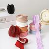 1 Roll Plain Fishtail Yarn Ribbon For Wedding Invitation Flower Bouquets Birthday Party Cake Gifts Packaging Lace Ribbon Decor