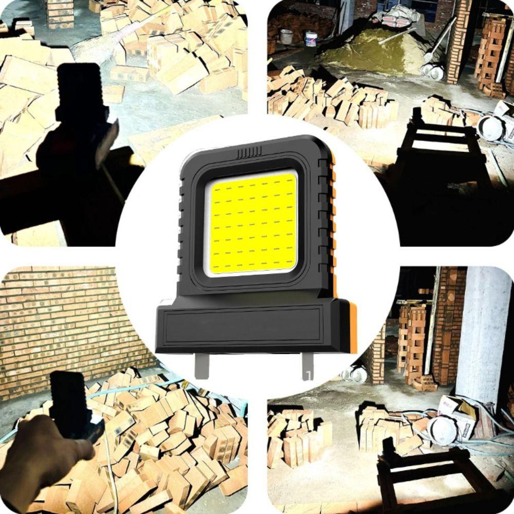 Adjustable Interface 21V Work Light Long Lasting LED Work Light Flashlight  Camping