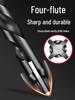 6mm All-In-One Tile and Concrete Drill Bit - Four-Flute Alloy Triangle for Glass and Cement