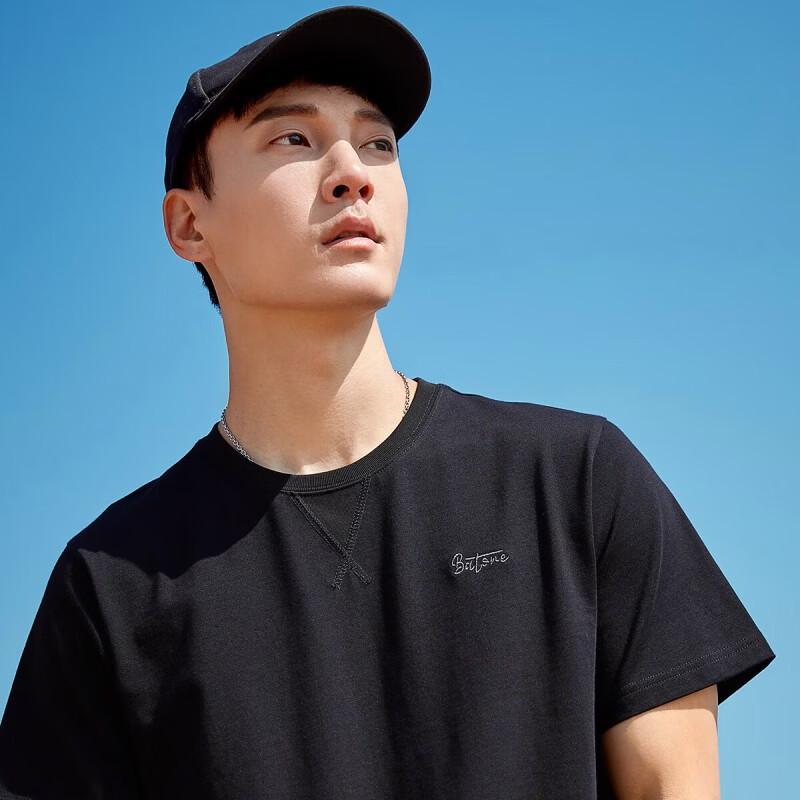 Pioneer Camp Men s Breathable Embroidered Round Neck T-Shirt Small