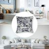 Fodera per Cuscino Decorativa Piante Boho Peluche Corto Divano Decorativo Regalo Casa Stampa Double-face Cuscino
