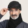 Faux Leather Autumn Winter Baseball Cap for Men Solid Leather Snapback Hat Women Trucker Caps