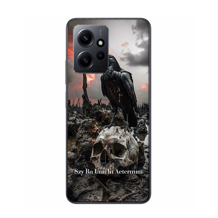 Raven Dark Crow Phone Case For Redmi Note 14 15 Pro 5G 13 12 Pro Plus 11 11T 11E 11S 10 Pro 10S 9 9S Cover Cell Clear TPU Capa C