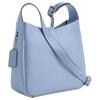 Coach Hadley 25 Logo Adjustable Strap Leather Shoulder Bag Medium Women's Blue