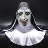 1 Set Halloween Headgear Scary Nun Emulsion Headgear Halloween Thriller Cosplay Costume for Party Home