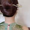 Pearl Tassel Lantern Hairpin LED Light Hanfu Hair Clip Retro LED Hair Stick  Female/Girls