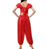 2Pcs/set Charming Sequin Tassels Belly Dance Costume Set Harem Pants Crop Top Sequin Tops Nightclub Stage Dance Wear Festivals