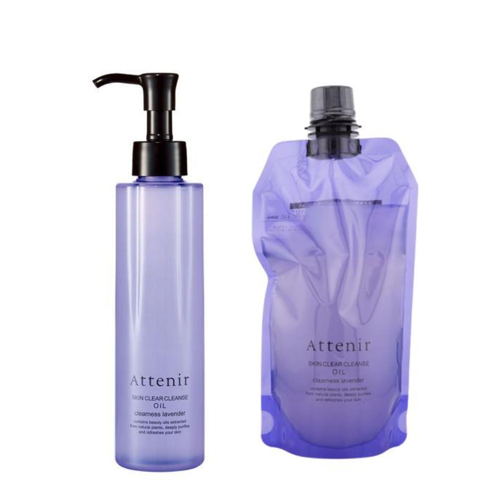 Japan ATTENIR Skin Clear Cleanse Oil Clearness Lavender Fragrance (175ml / Refill 350ml)