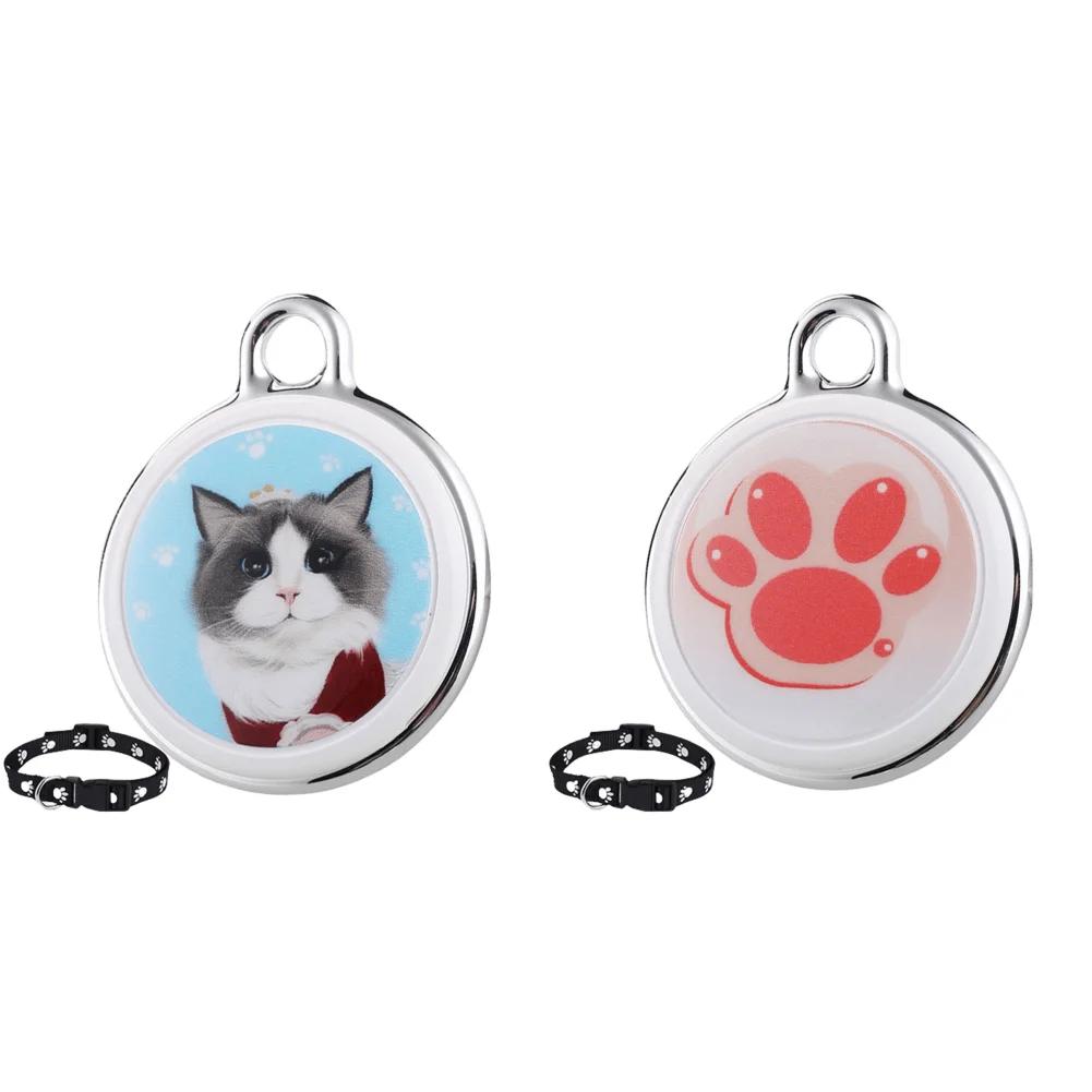 Evcil Hayvan Kaybolmaya Karşı GPS İzleyici Bluetooth Uyumlu Akıllı Giyilebilir Su Geçirmez Konum Belirleyici Gerçek Zamanlı İzleme Köpek Kedi Tasması Bulma Cihazı