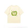 Sweet Cute Green Apple Print Women Tee s Yk Clothes Crew Neck Short Sleeve Tee Korean Graphic Aesthetic Harajuku Women Top