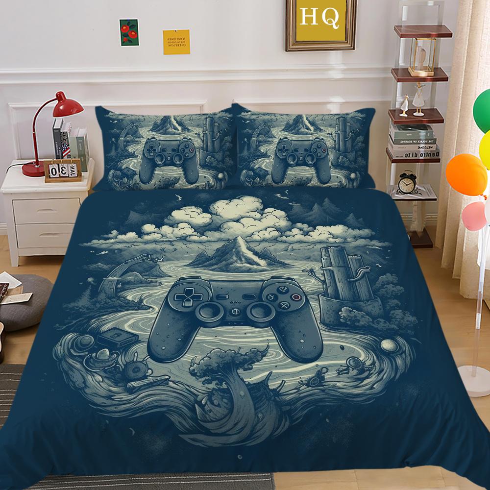 Game Handle Bedding Cover Suit High Quality Home Bedclothes Printed Bed Cover Sets Fashion Microfiber Home Bedding Sets