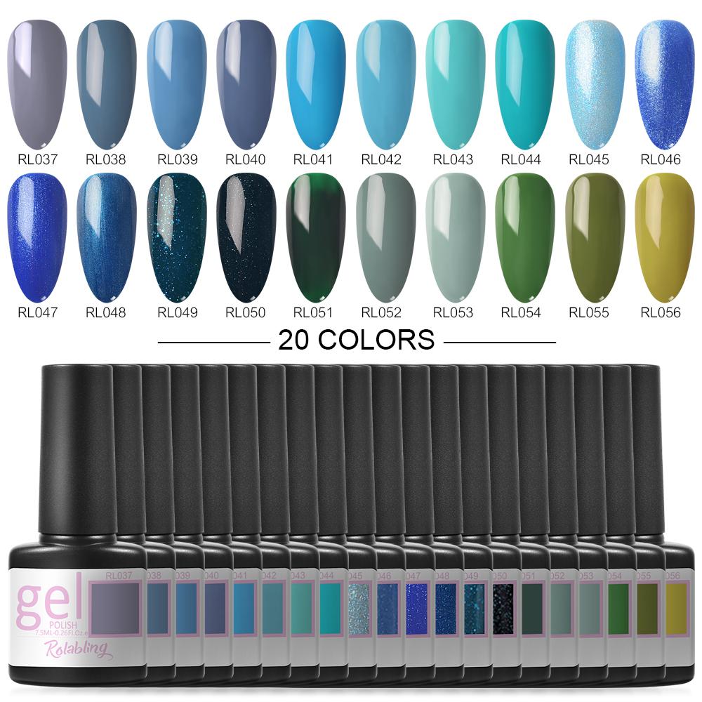 7.5ml UV Nail Gel Polish Soak-off 20pcs/set Nail Lacquer Polish Manicure Varnish